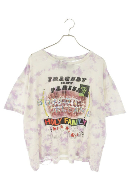 Paly Hollywood 26SS Distressed Human Print Tie-Dye Size M