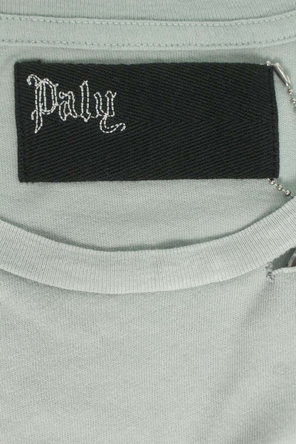 Paly Hollywood 26SS Distressed Graphic T-Shirt Gray Size L
