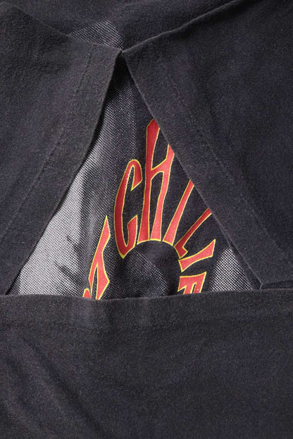 VINTAGE RED HOT CHILI PEPPERS Print Tee Black Size XL