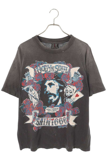 SAINT MICHAEL 25AW BODYN SOUL Print T-Shirt Multi Size M