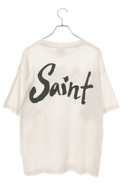 SAINT MICHAEL 25SS SUPER DIRTY Print T-Shirt White Size L