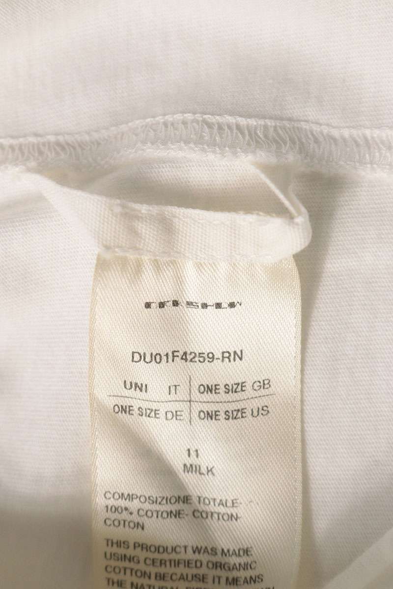 DRKSHDW Cotton Tommy T-Shirt White Size XXL