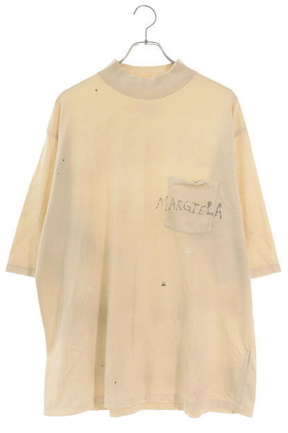 Maison Margiela 24SS Paint Distressed Mock Neck Size L