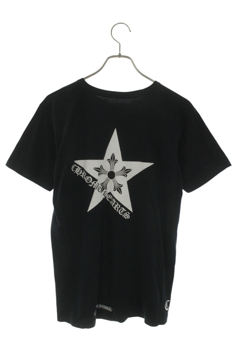 Chrome Hearts Black Back Star Print T-Shirt Size M