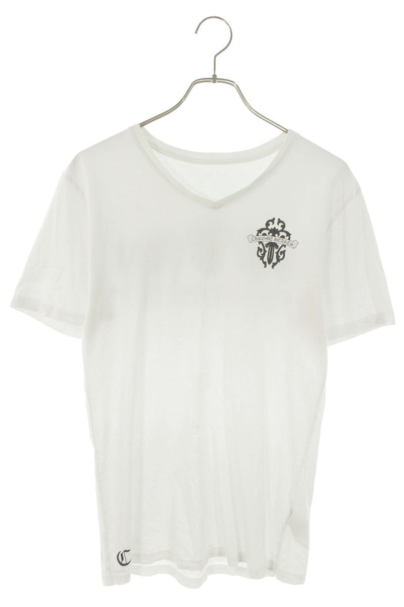 Chrome Hearts Back Dagger Print T-Shirt White Size M