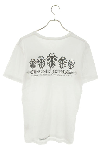 Chrome Hearts Back Dagger Print T-Shirt White Size M