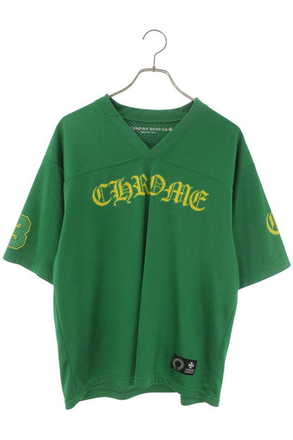 Chrome Hearts CH Print Mesh T-Shirt Green Yellow Size S