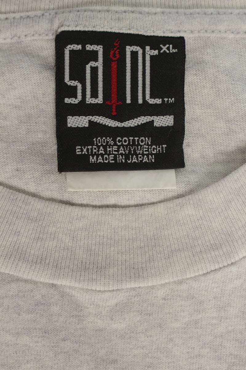 SAINT MICHAEL 24SS SAINT SPORT Bear Print Tee Gray Size XL