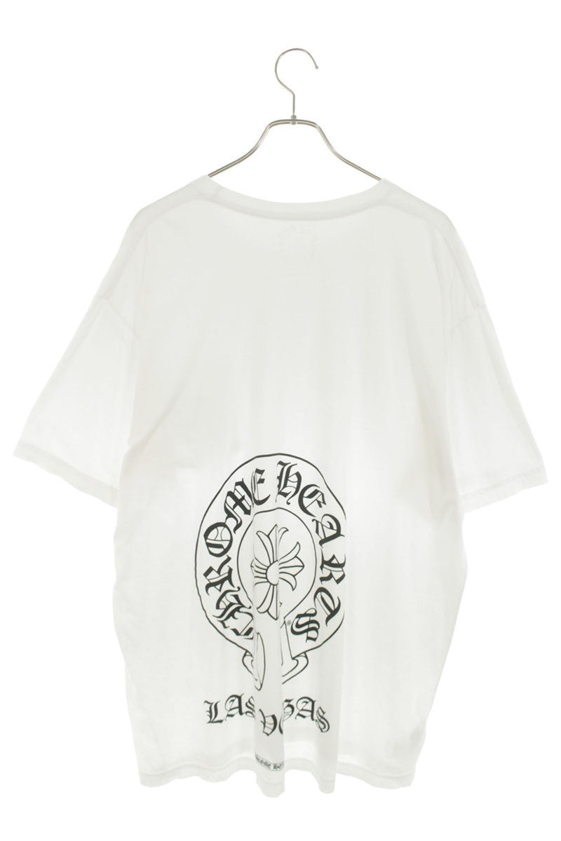 Chrome Hearts LV Ltd Back Horseshoe Print Tee White Size XXL