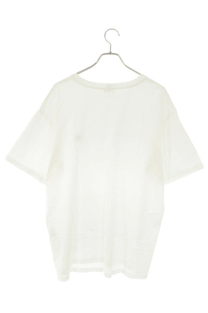 CELINE Triomphe Loose Fit Cotton T-Shirt White Size M