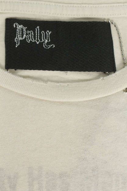 Paly Hollywood ANXIETY TEE Distressed Graphic White Size M