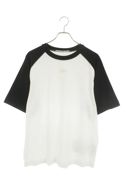 ALEXANDER WANG Front Logo T-Shirt White/Black Size M