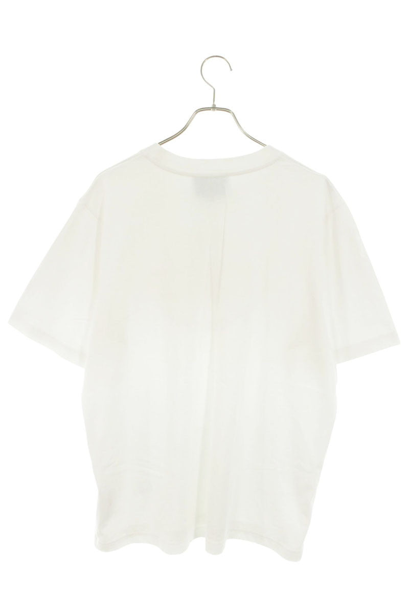 CASABLANCA Logo Print T-Shirt White Size XL