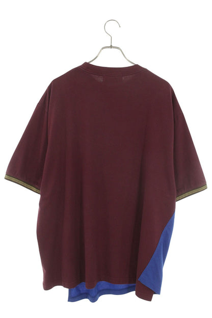 AMBUSH Front Layered T-Shirt Multi Cotton Size XL