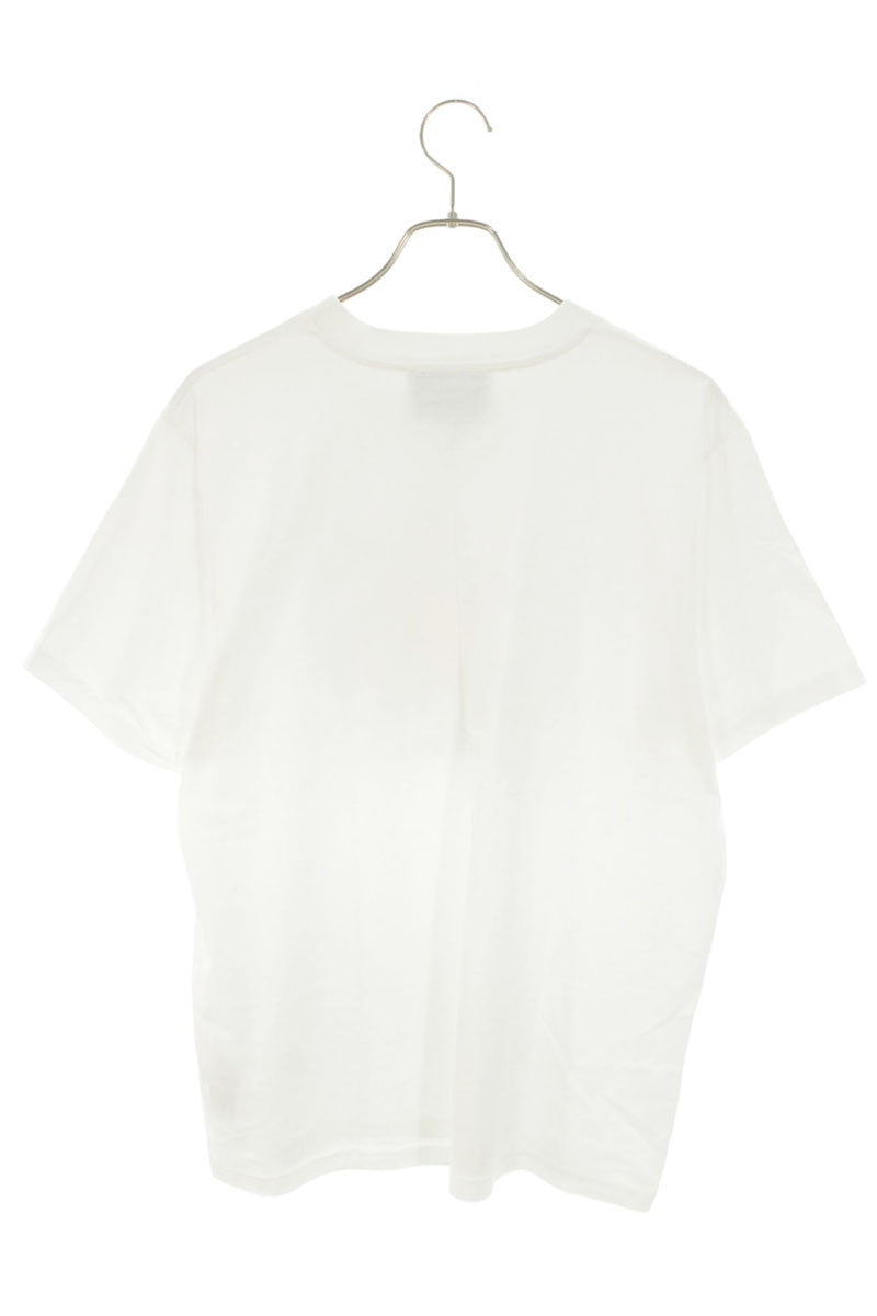 CASABLANCA Tennis Print T-Shirt White Cotton Size XL