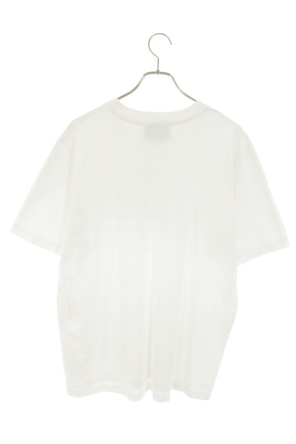 CASABLANCA Logo Print T-Shirt White Cotton Size XL