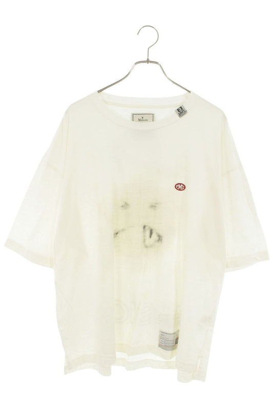 MIHARAYASUHIRO Smiley Face Print T-Shirt White Size 48