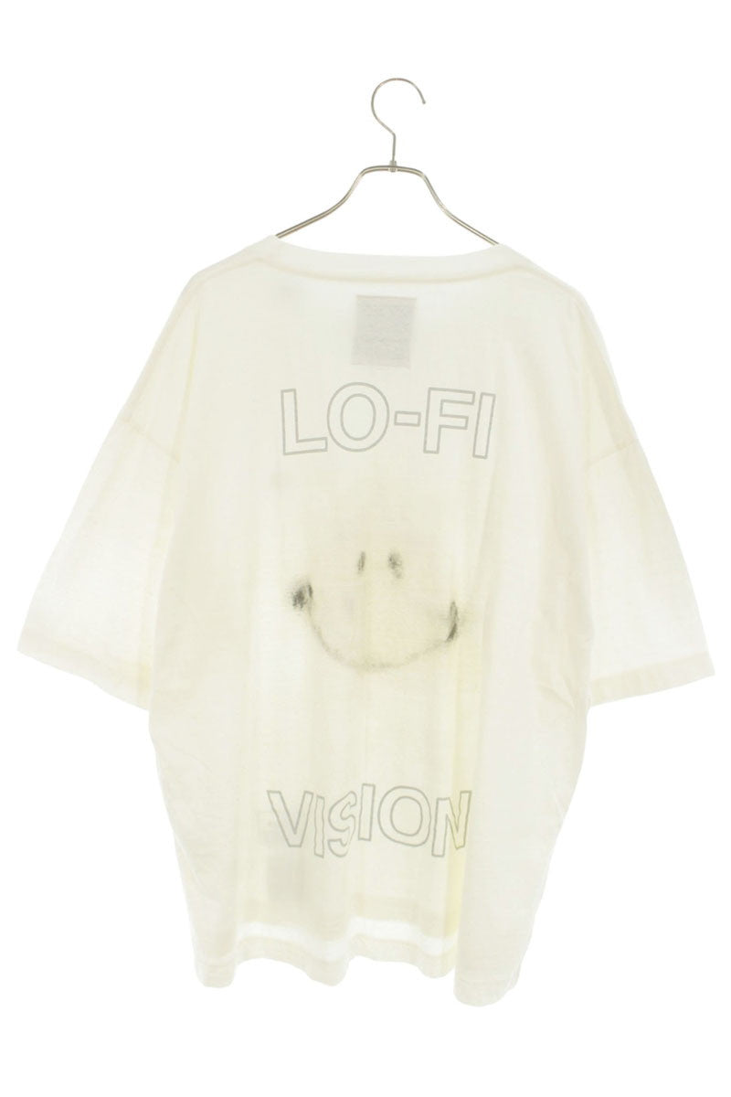 MIHARAYASUHIRO Smiley Face Print T-Shirt White Size 48