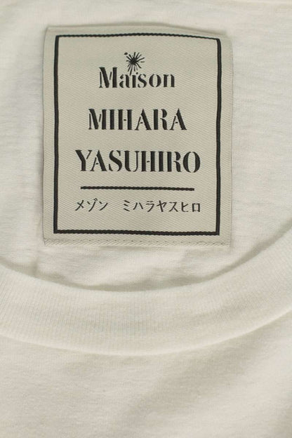 MIHARAYASUHIRO Smiley Face Print T-Shirt White Size 48