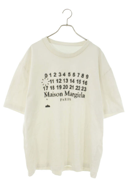 Maison Margiela Invader Calendar Logo T-Shirt White Size S