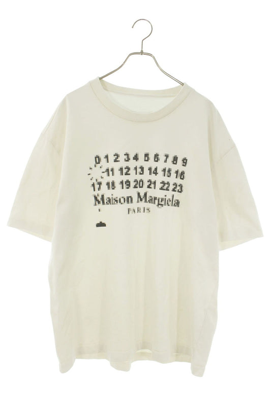 Maison Margiela Invader Calendar Logo T-Shirt White Size S