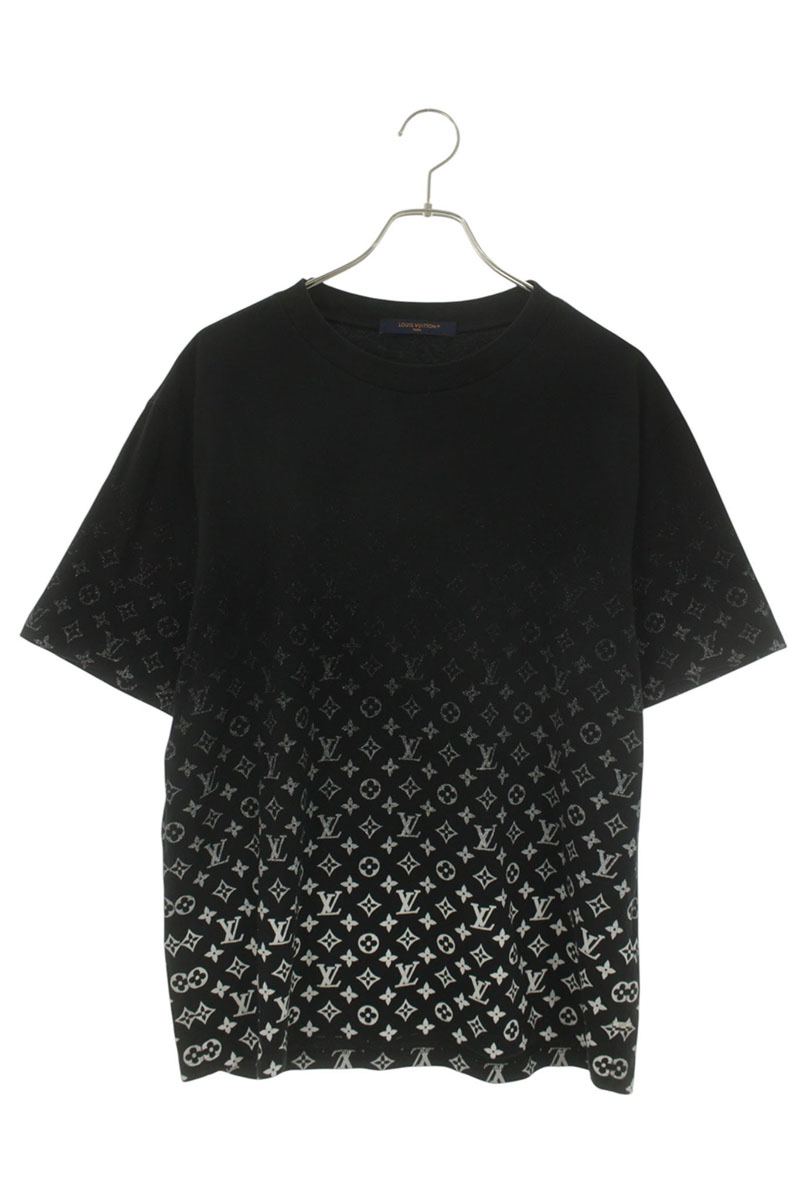 LOUISVUITTON Monogram Gradient T-Shirt Black Size XL