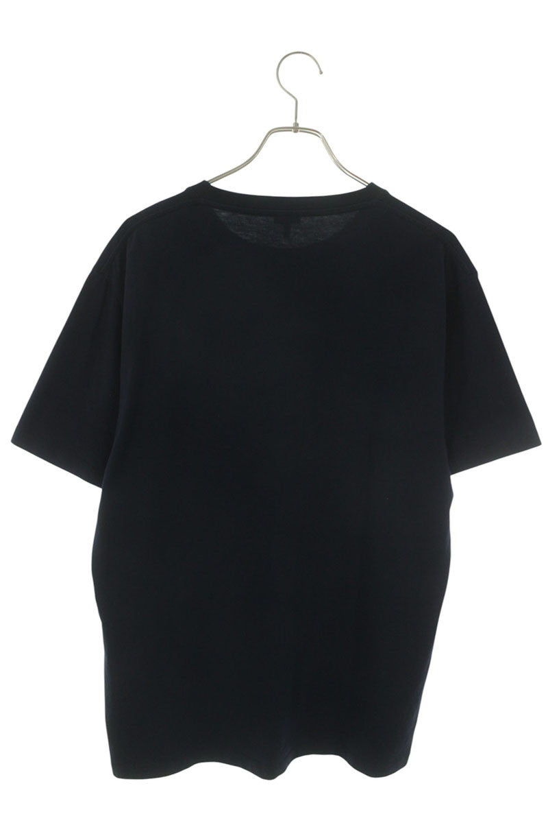 LOEWE Anagram Embroidered Cotton T-Shirt Navy Size L