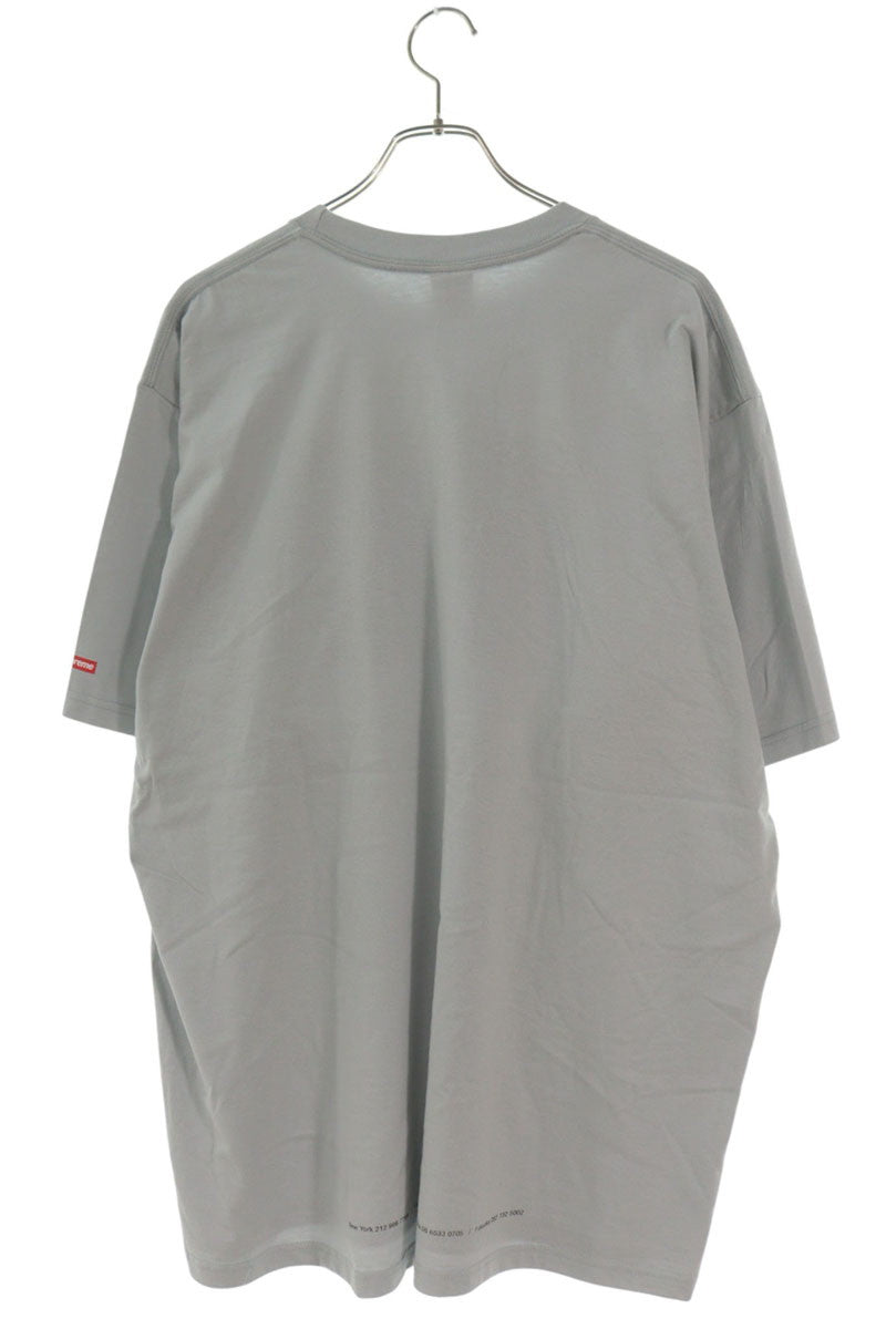 SUPREME 24SS Tunnel T-Shirt Gray Size XL