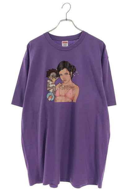 SUPREME 25FW Angel T-Shirt Purple Size XL