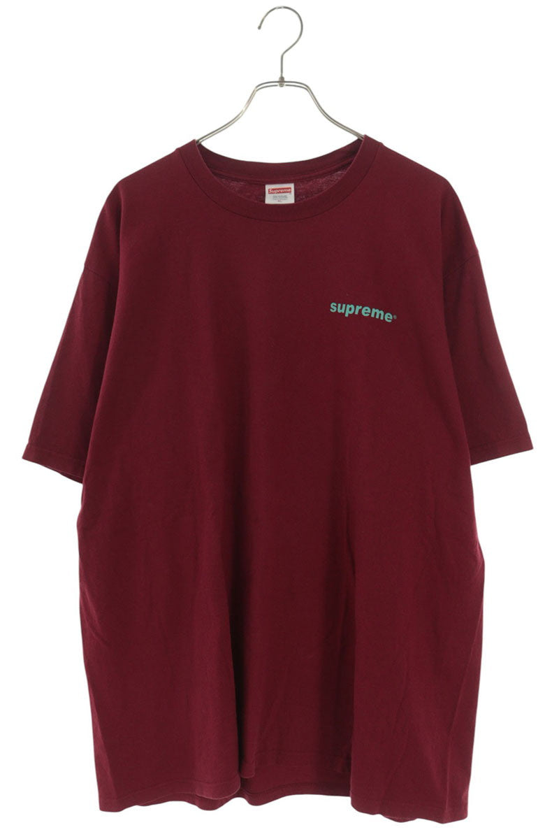 SUPREME 25SS Fuck The Money Back Print T-Shirt Red Size XL