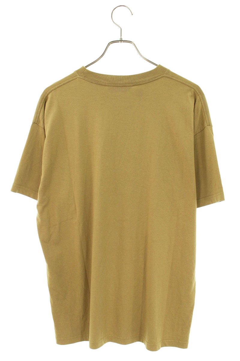 BALENCIAGA Logo Embroidered T-Shirt Green Size S