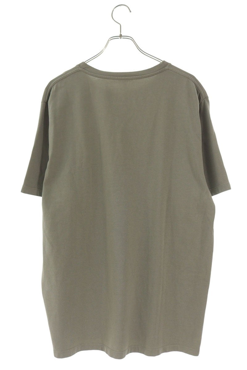 LOEWE Anagram Embroidered T-Shirt Khaki Cotton Size L
