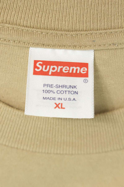 SUPREME 23AW Box Logo T-Shirt Beige Size XL