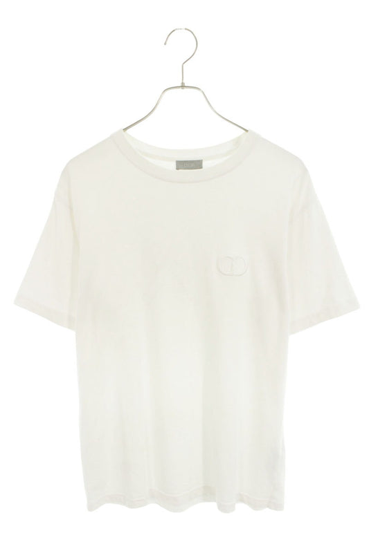 DIOR CD Icon Heavy Cotton T-Shirt White Size S