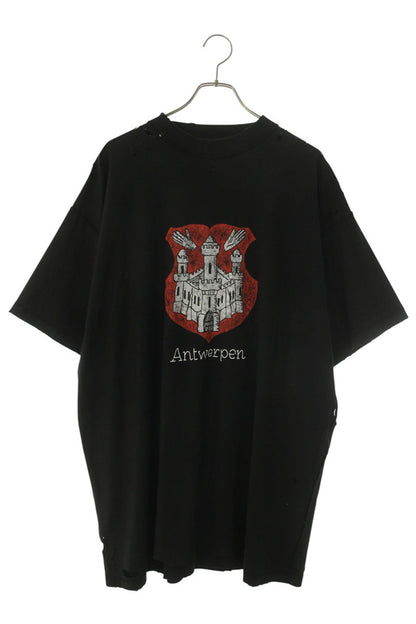 BALENCIAGA Inside-Out T-Shirt Black/Red Size 3