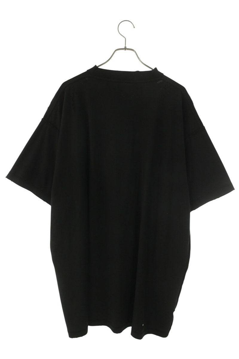 BALENCIAGA Inside-Out T-Shirt Black/Red Size 3