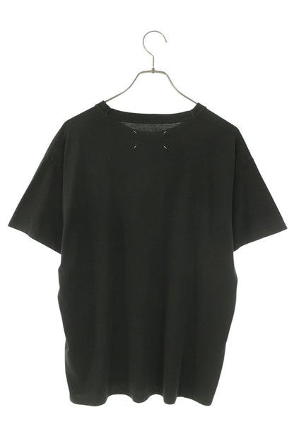 Maison Margiela Stamp Logo Print T-Shirt Black Size S