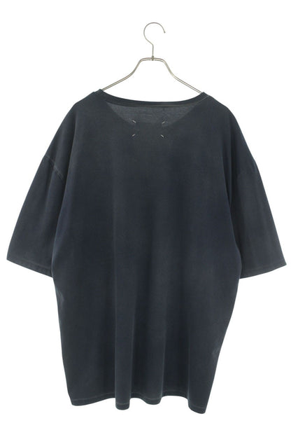 Maison Margiela Logo Patch Washed T-Shirt Blue Size M