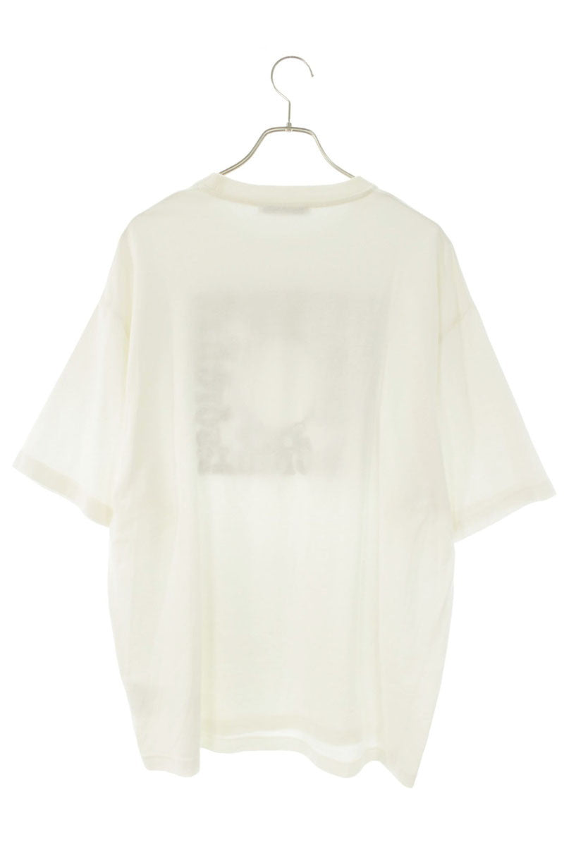 ACNE STUDIOS Front Embroidered Design T-Shirt White Size S