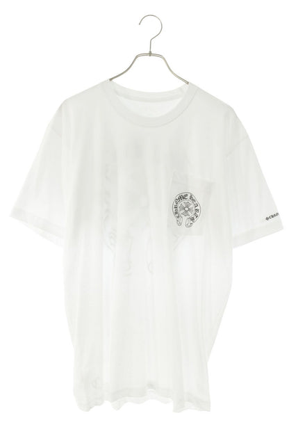 Chrome Hearts Back Horseshoe T-Shirt White/Black Size L