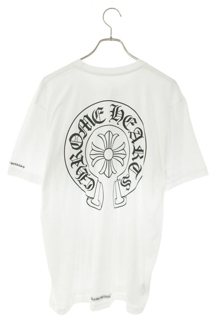 Chrome Hearts Back Horseshoe T-Shirt White/Black Size L