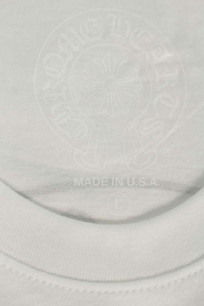 Chrome Hearts Back Horseshoe T-Shirt White/Black Size L