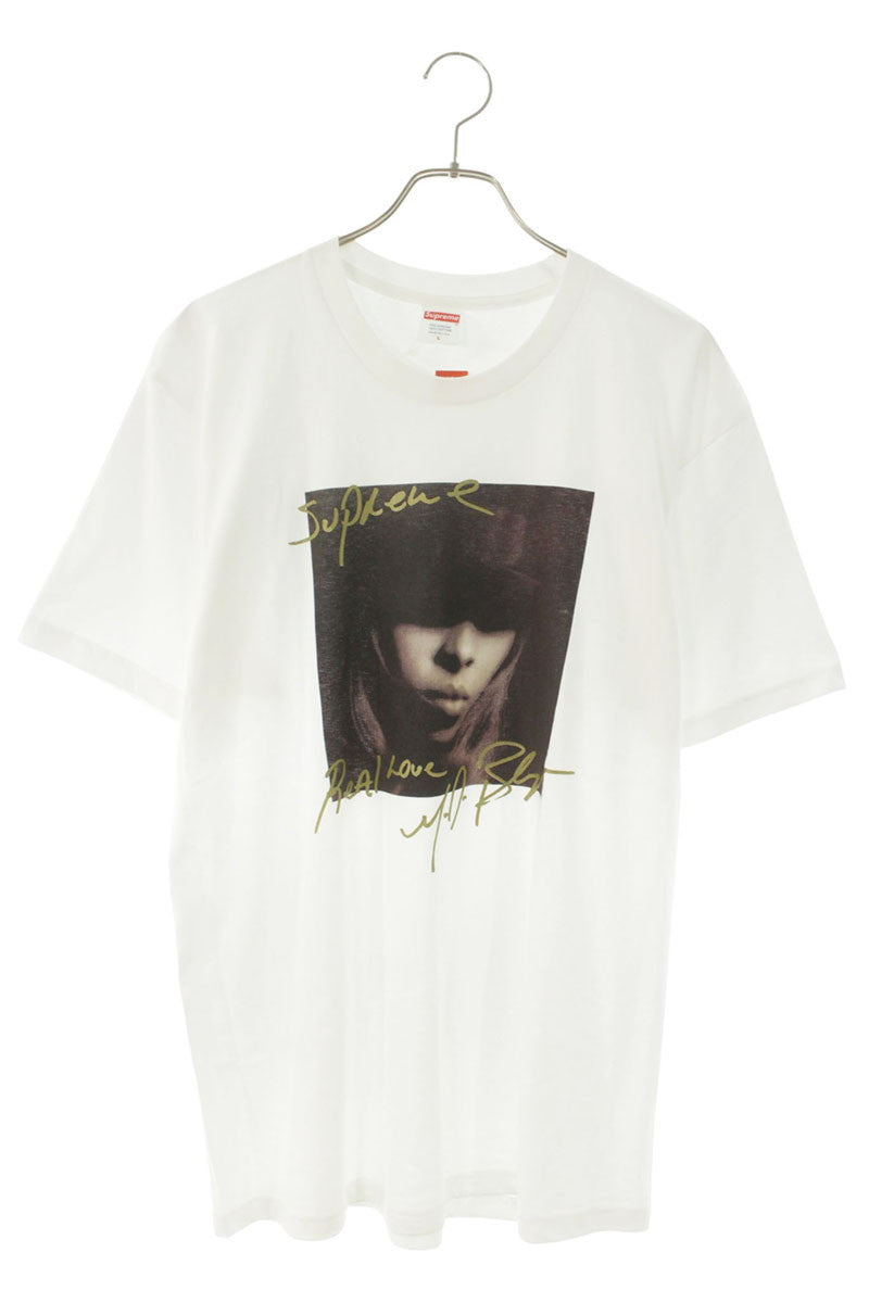 SUPREME Mary J Blige Print T-Shirt White Size L