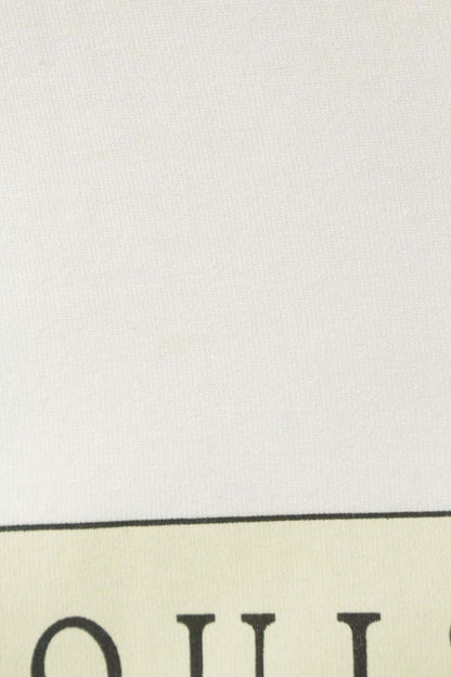 LOUISVUITTON Graphic Logo Embroidered T-Shirt White Size L