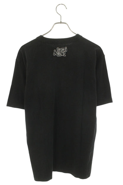 Sacai ONE LOVE Print T-Shirt Black Size 4