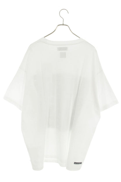 FACETASM 7BARS BIG TEE Print T-Shirt White/Black Size XXL