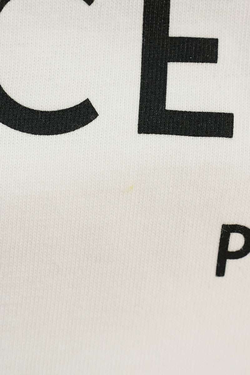 CELINE 26SS Logo Carriage Print Cotton T-Shirt White Size M