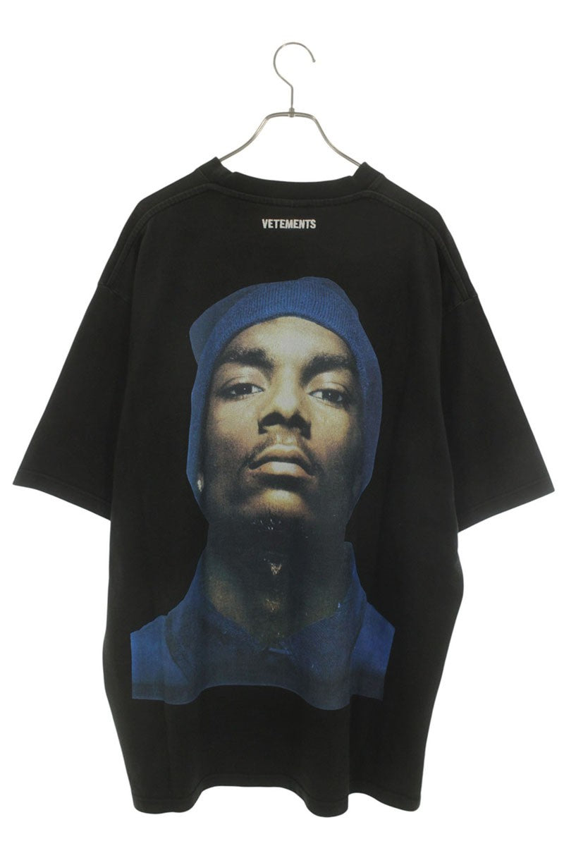 VETEMENTS 16AW Artist Photo Print T-Shirt Black Size M
