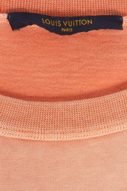LOUISVUITTON 18SS Reflective Logo T-Shirt Orange Size M