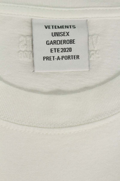 VETEMENTS 20SS PARIS HILTON Print T-Shirt White Size S